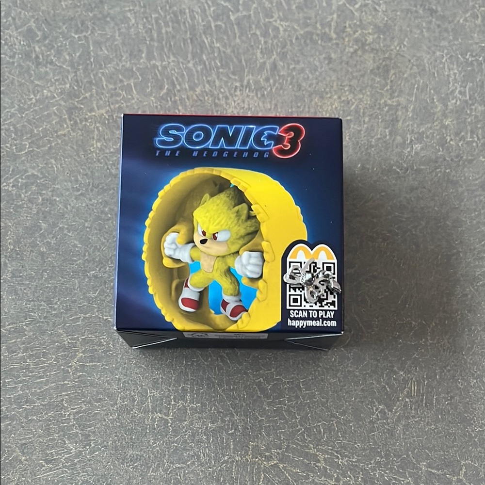 McDonald’s Sonic+ Roller Toy Sonic the Hedgehog 3